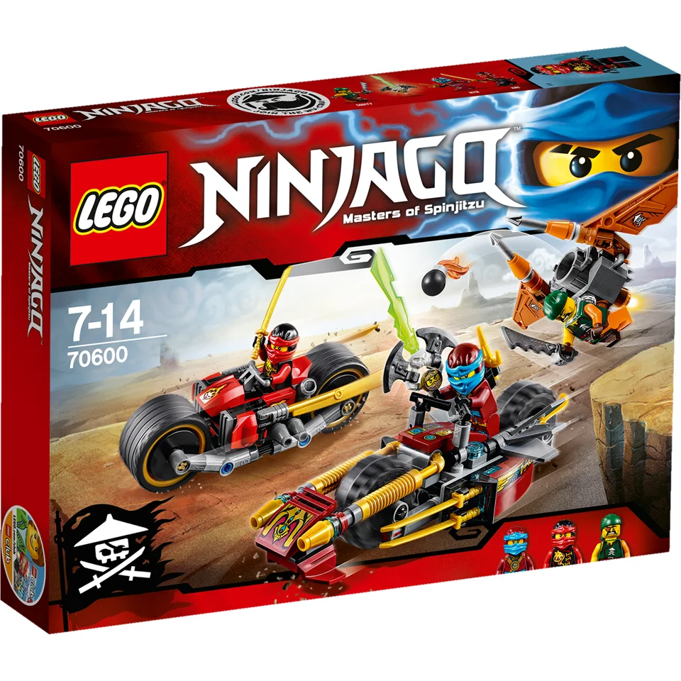LEGO Ninjago: La poursuite en moto des Ninja (70600) Image 1