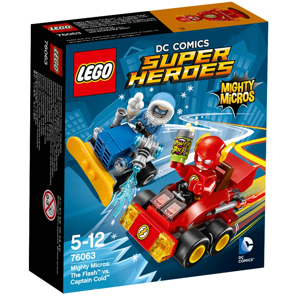 LEGO DC vs. Marvel Mighty Micros: Flash™ contre Captain Cold™ (76063) Image 1