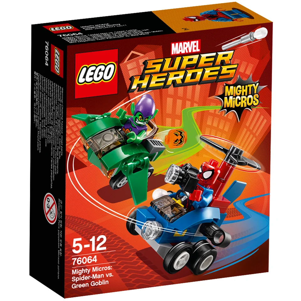 LEGO DC vs. Marvel Mighty Micros: Spider-Man contre le Bouffon Vert (76064) Image 1