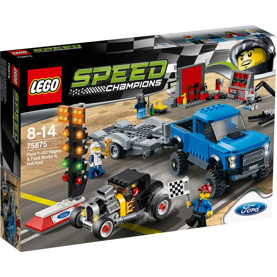 LEGO Speed Champions: Ford F-150 Raptor et le bolide Ford Modèle A (75875) Image 1