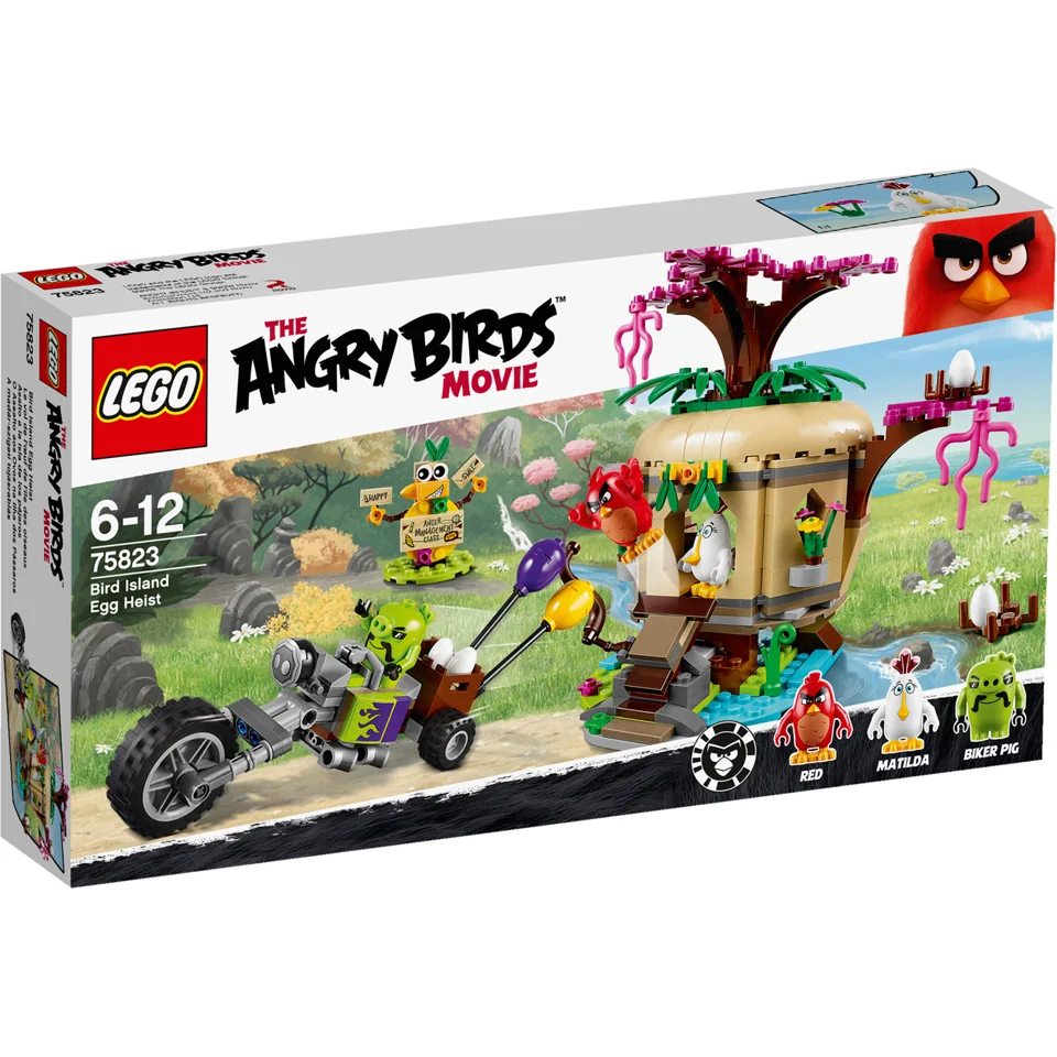 LEGO Angry Birds: Le vol de l'œuf de l'île des oiseaux (75823) Image 1