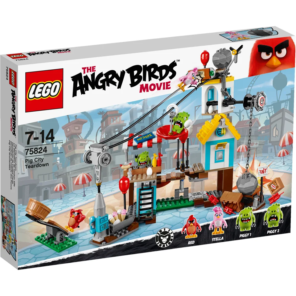 LEGO Angry Birds: La démolition de Cochon Ville (75824) Image 1