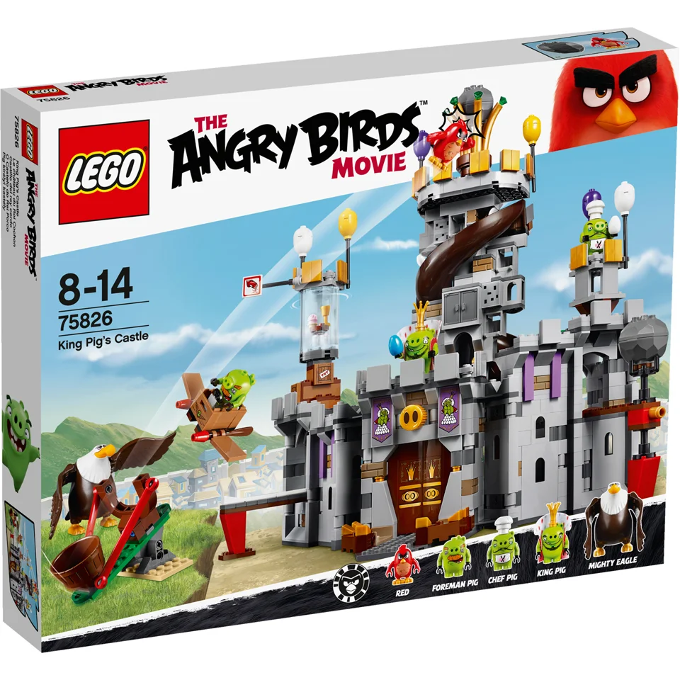 LEGO Angry Birds: Le château du Roi Cochon (75826) Image 1