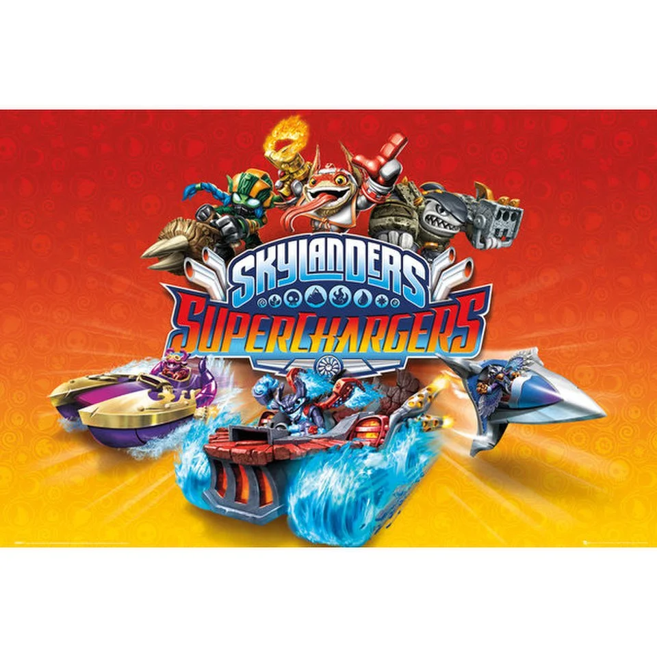 Skylanders Superchargers Characters - 24 x 36 Inches Maxi Poster Image 1