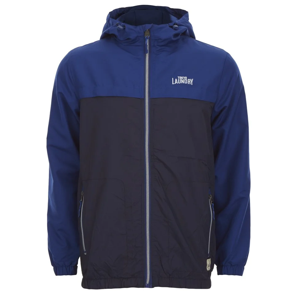 Veste Coupe -Vent Tokyo Laundry pour Homme Carmel -Bleu Nuit - S - Bleu Image 1