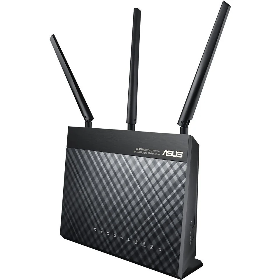 ASUS DSL-AC68U AC1900 Dual Band Wireless VDSL/ADSL 2+ Gigabit Modem Router Image 1