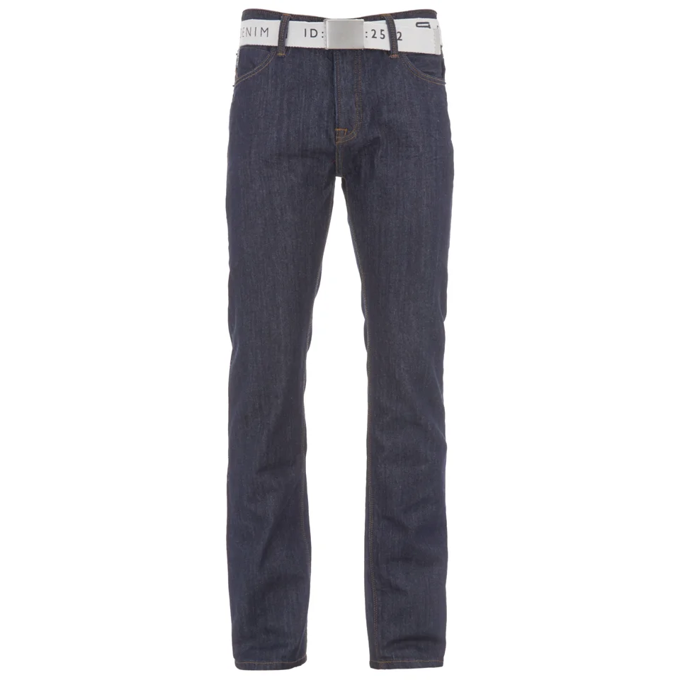 Jeans Denim Smith & Jones pour Homme Farrier Belted -Foncé - 30S - Bleu Image 1