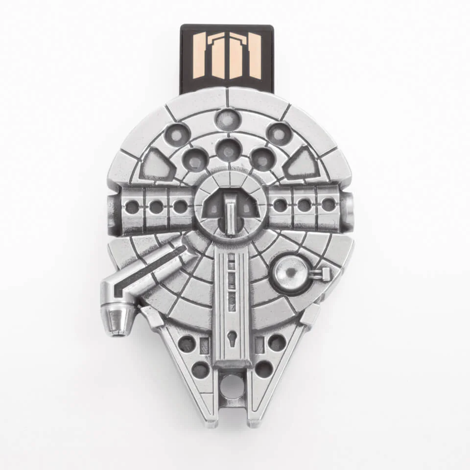 Royal Selangor Star Wars Millennium Falcon 16GB Pewter Flash Drive Image 1