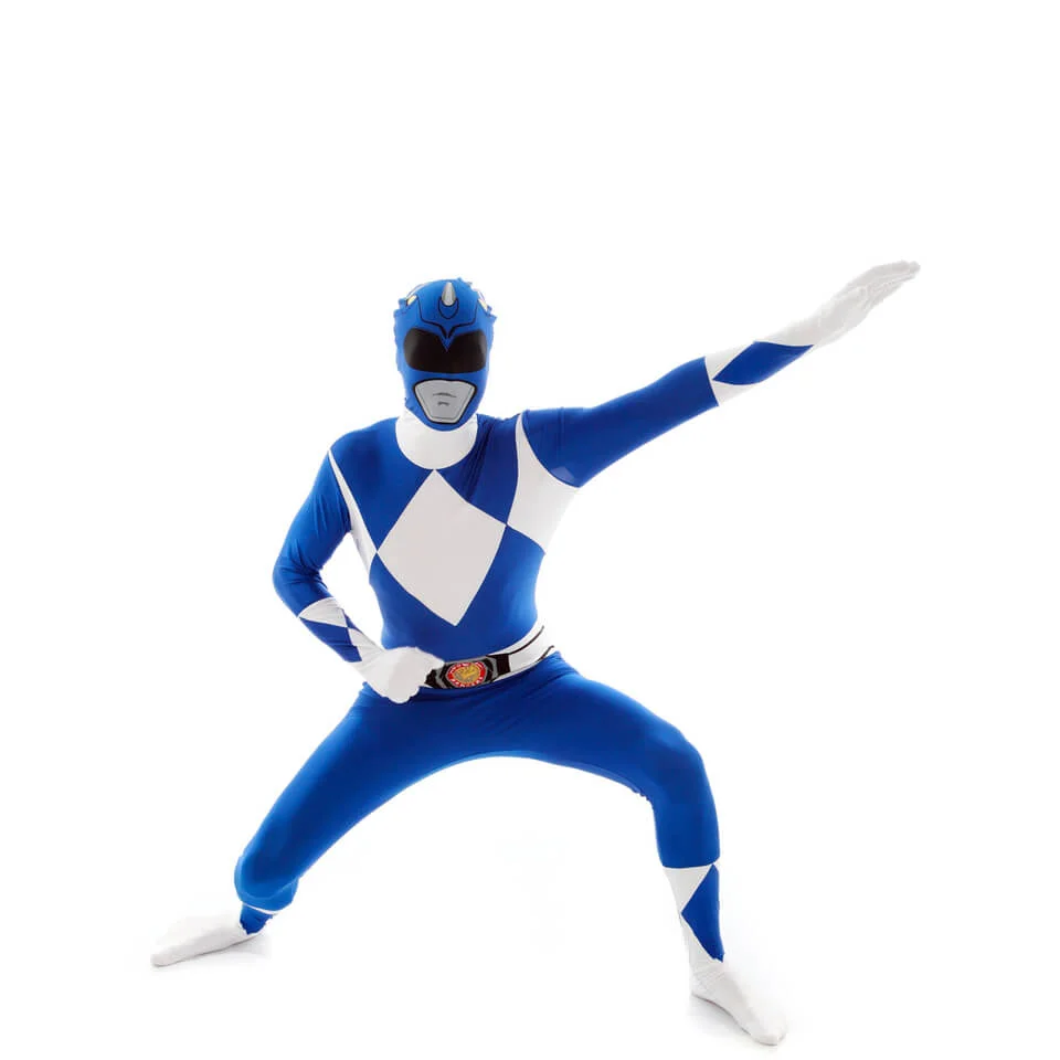 Morphsuit Adulte Power Rangers Bleu - M - Bleu Image 1