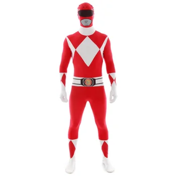Morphsuit Adulte Power Rangers Rouge