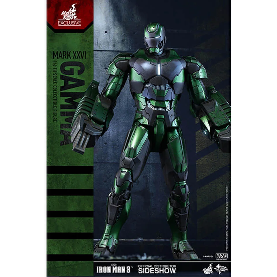 Figurine Mark XXVI Gamma -Iron Man 3- Sideshow Collectibles Image 1