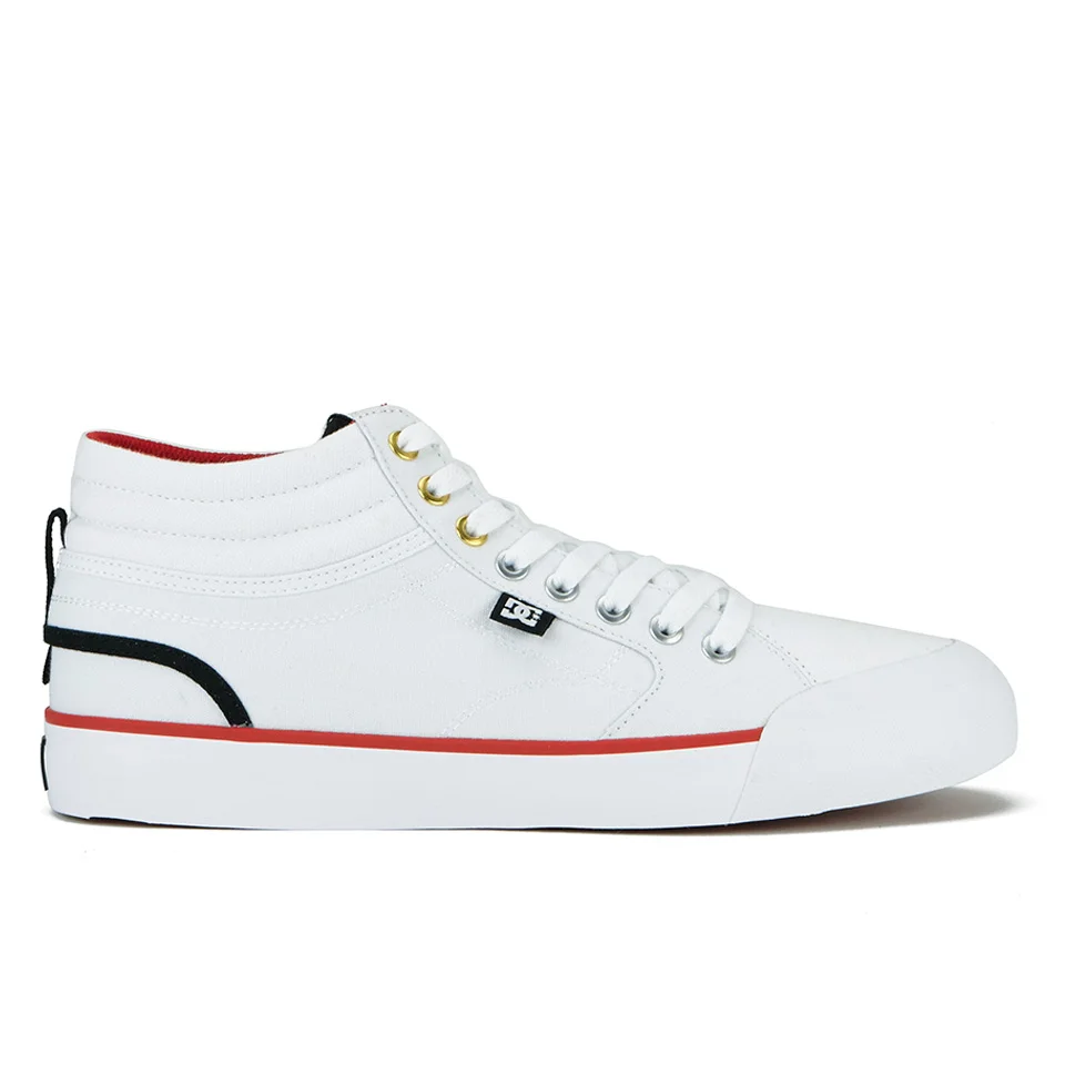 DC Shoes Men's Evan Smith High Top Trainers - White - UK 7 - Blanc Image 1