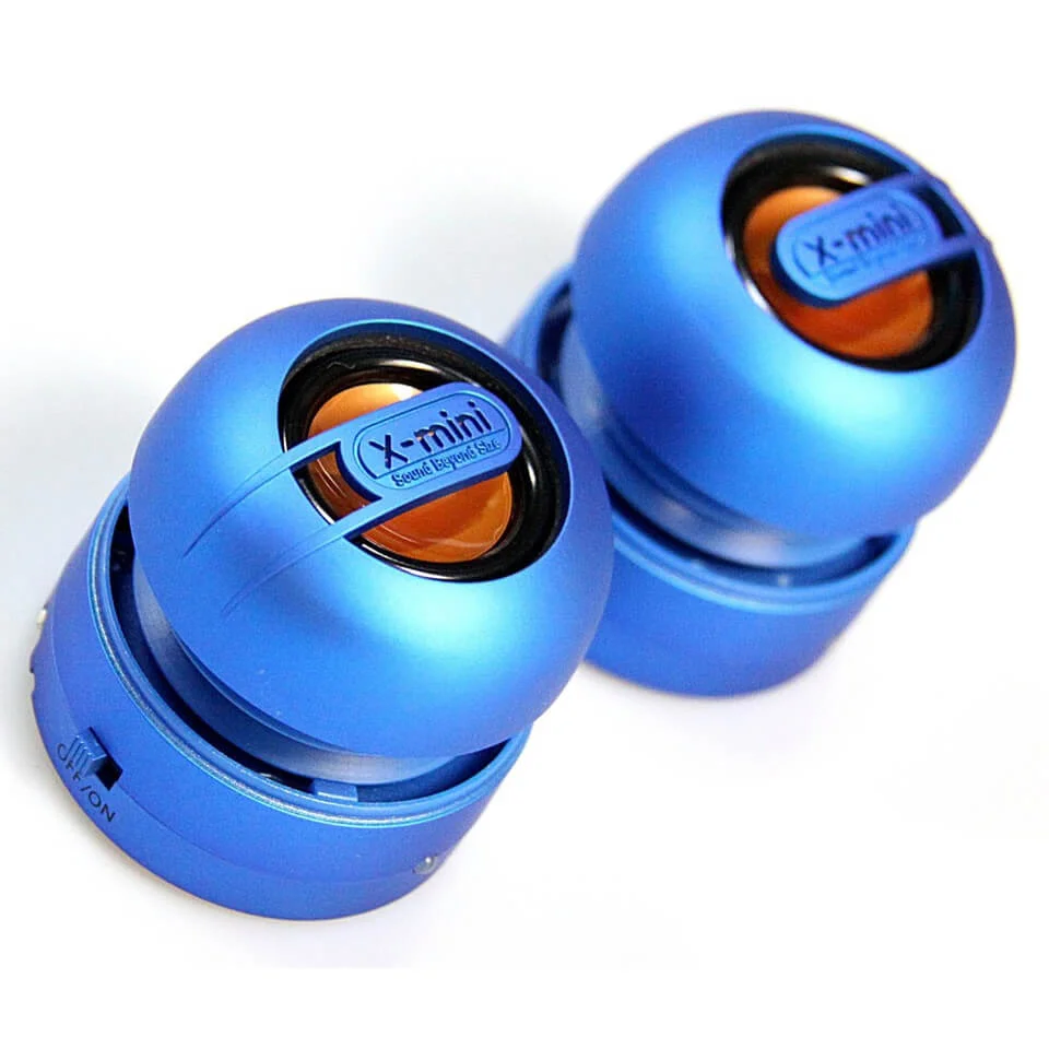 X-Mini Max Capsule Speaker Pair - Blue Image 1