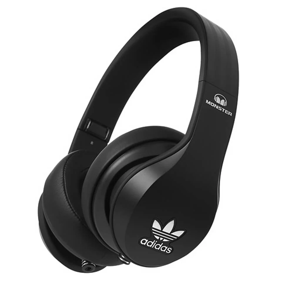 Casque adidas Originals by Monster (3 Boutons Control Talk & Réduction du Bruit) - Noir Image 1