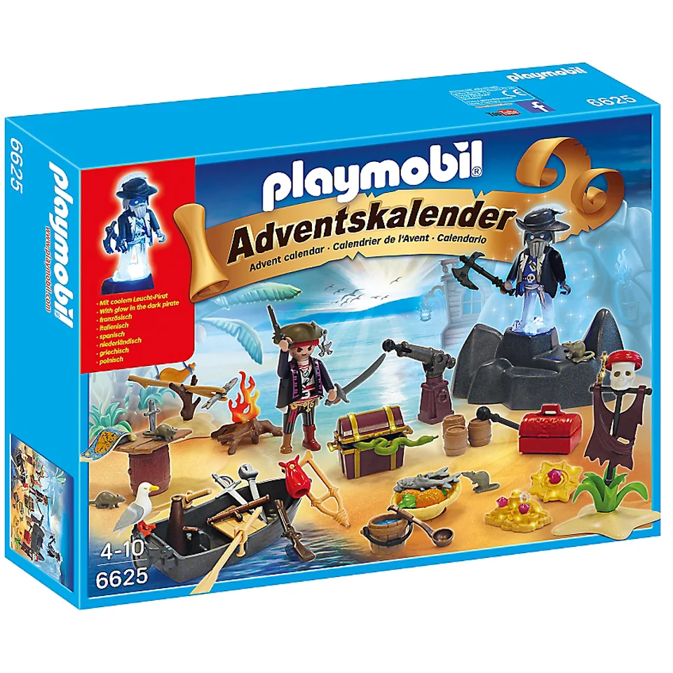 Playmobil Calendrier de l'Avent "Ile des pirates" (6625) Image 1