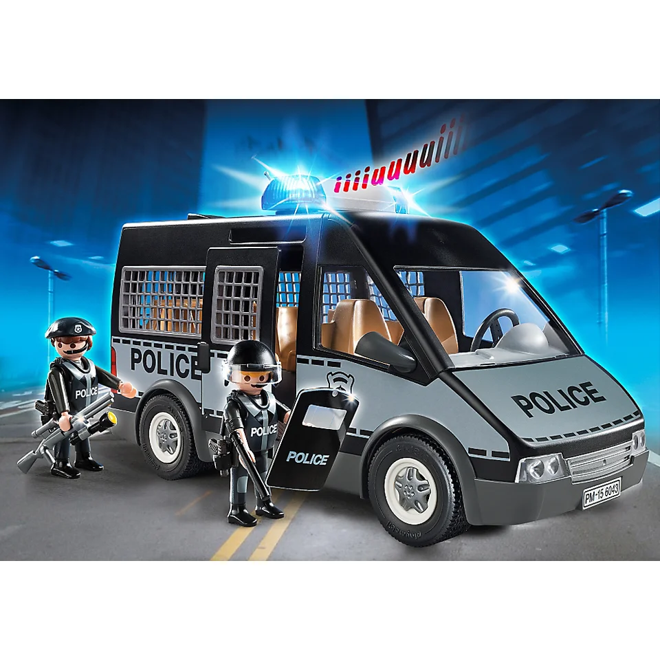 Fourgon de police avec sirène et gyrophare - Playmobil (6043) Image 1