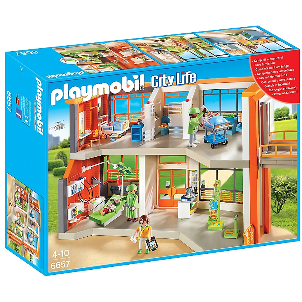Hôpital pédiatrique aménagé -Playmobil (6657) Image 1