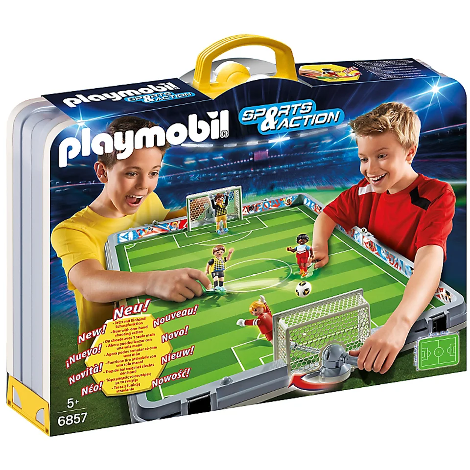 Terrain de football transportable (6857) -Playmobil Sports & Action Image 1