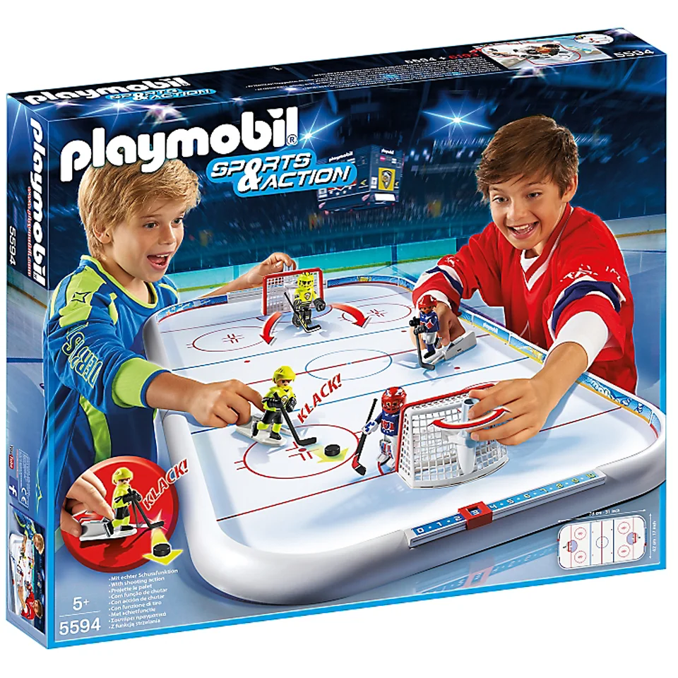 Stade de hockey sur glace (5594) -Playmobil Sports & Action Image 1