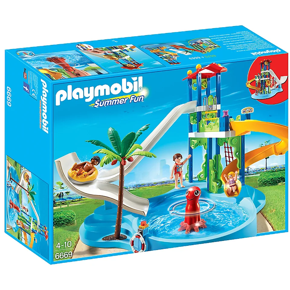 Parc aquatique avec toboggans géants (6669) -Playmobil Summer Fun Image 1