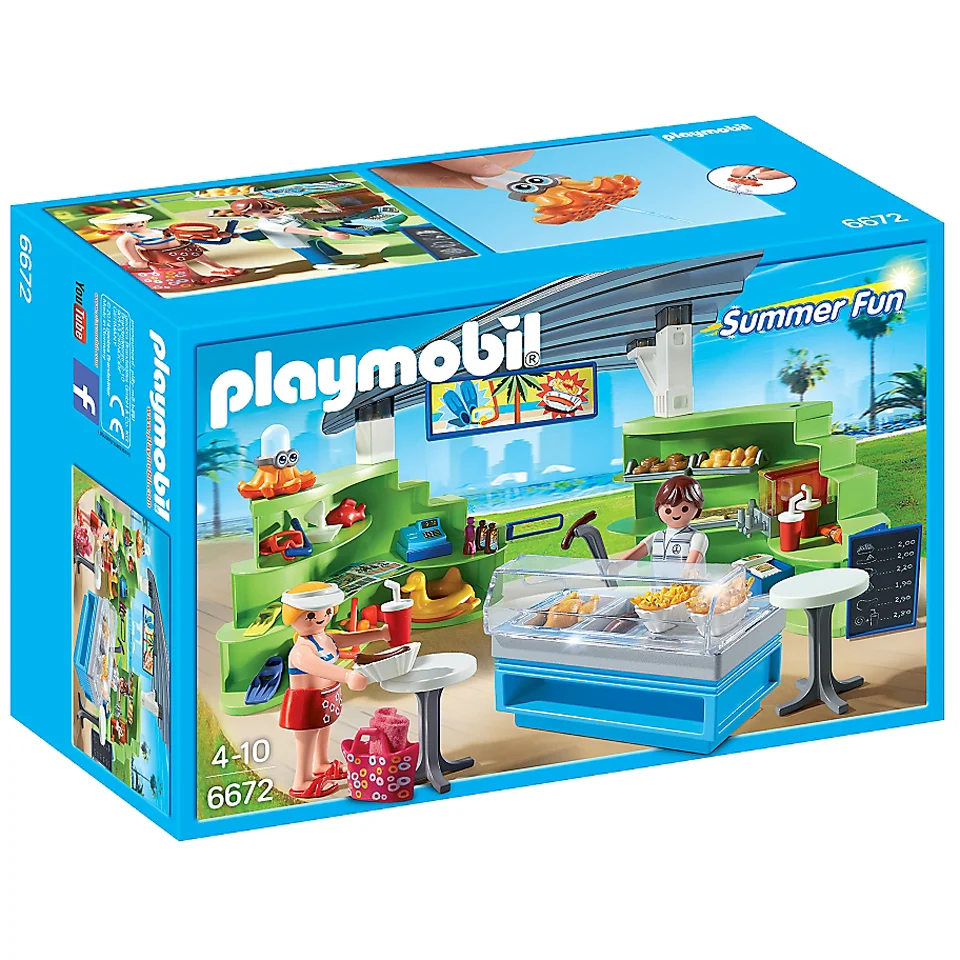Espace boutique et fast-food (6672) -Playmobil Summer Fun Image 1