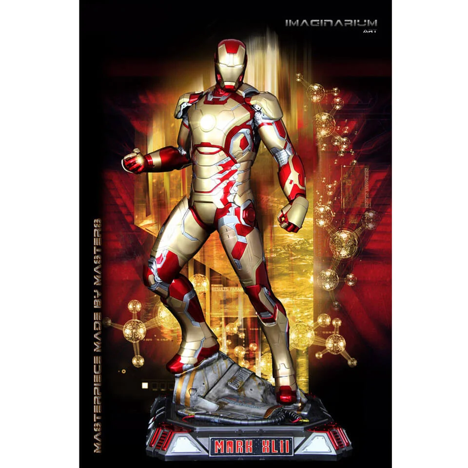 Imaginarium Art Marvel Iron Man Mark XLII 41 Inch Statue Image 1