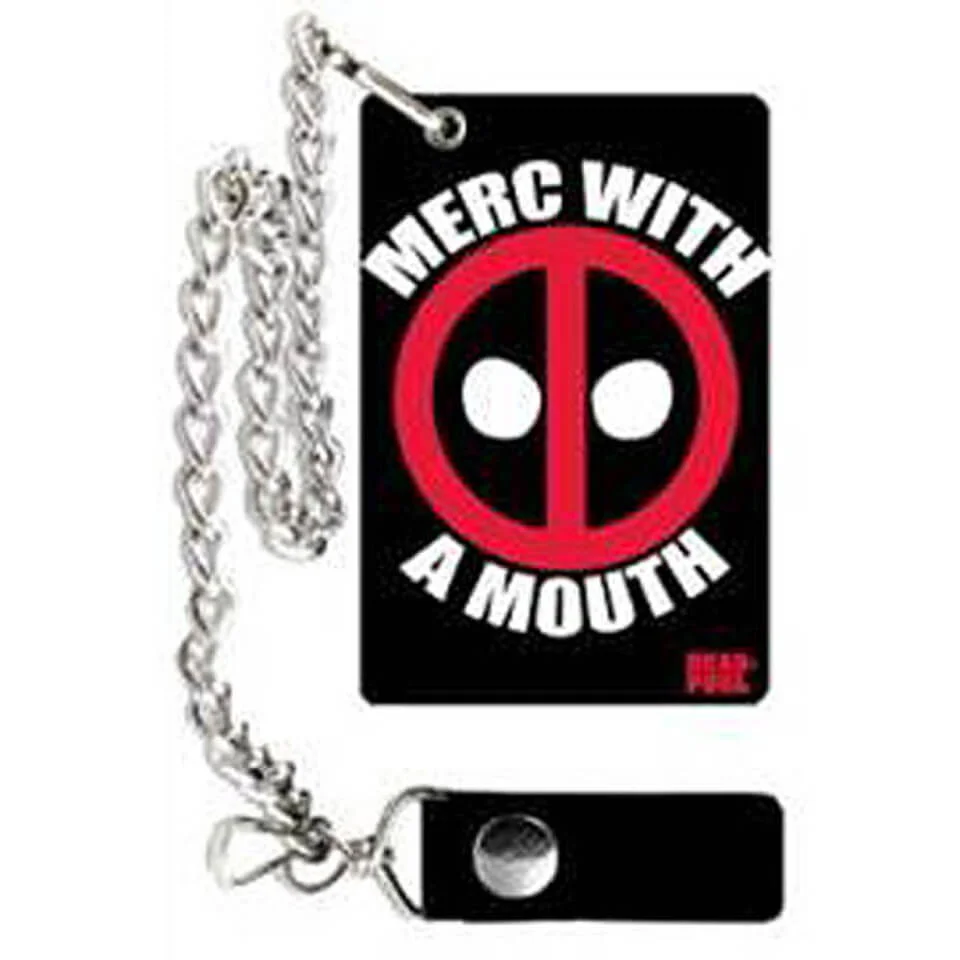 Chaine et Portemonnaie Marvel Deadpool "Merc With A Mouth" Image 1