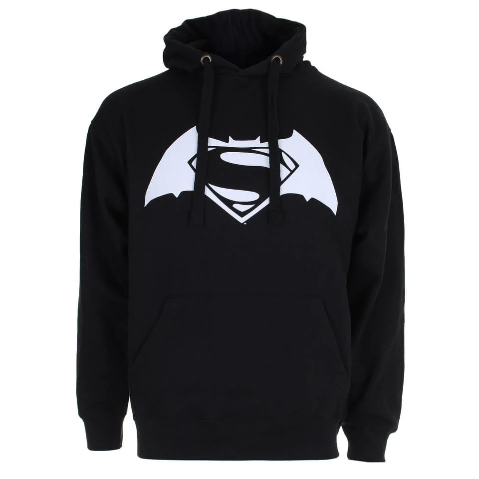 Sweat à Capuche Homme - DC Comics Logo Batman v Superman - Noir - S - Noir Image 1