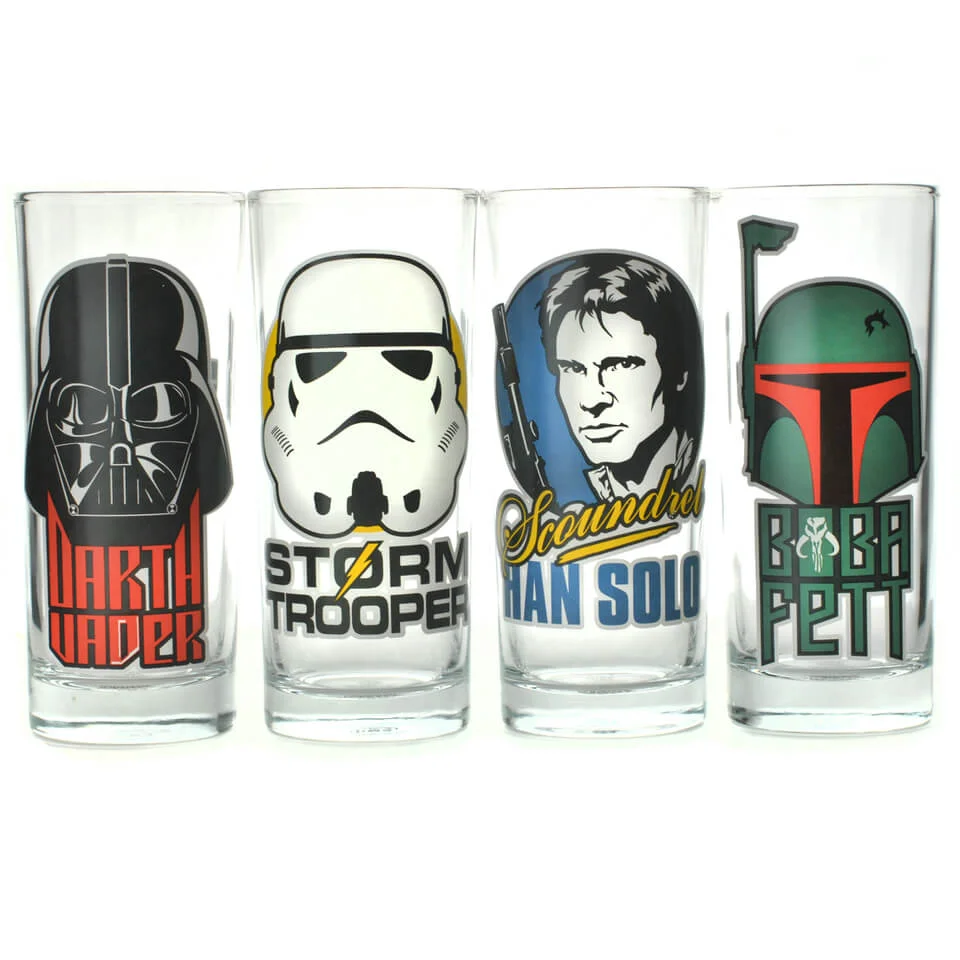Verres Star Wars -4 Pièces Image 1