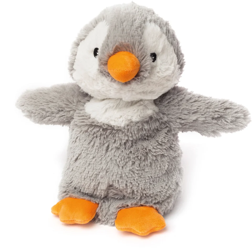 Peluche Bouillote -Pingouin Gris Image 1