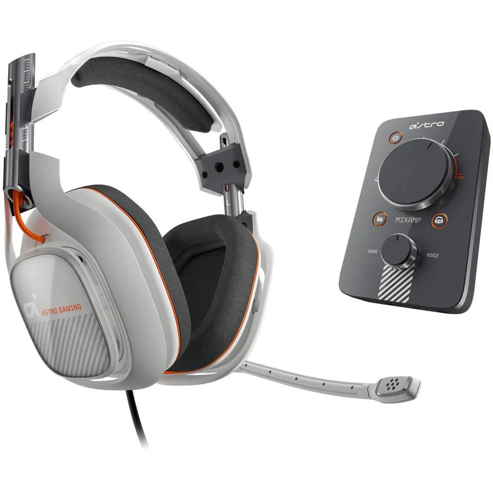 ASTRO A40 Headset + MixAmp Pro - White (PS4/PS3/PC) Image 1