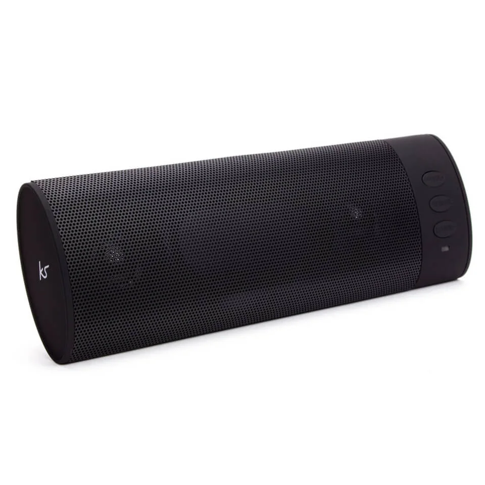 Kitsound Boombar Universal Rechargeable Portable Bluetooth Speaker - Black Image 1