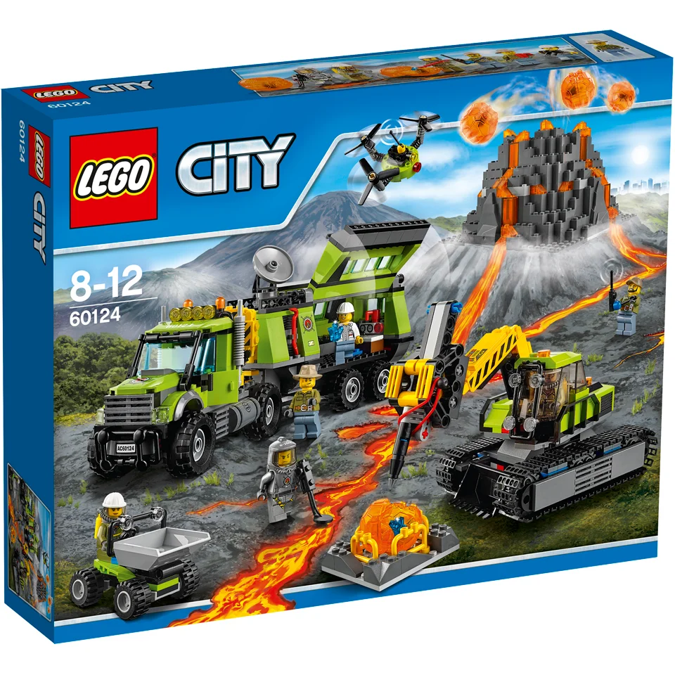 LEGO City: La base d'exploration du volcan (60124) Image 1