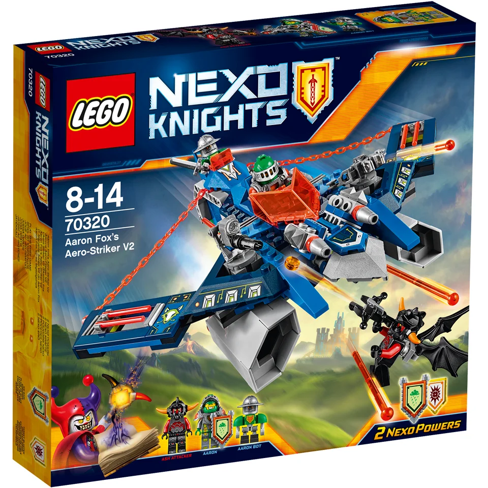 LEGO Nexo Knights: L'Aero Striker V2 d'Aaron Fox (70320) Image 1