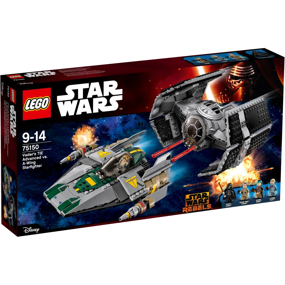 LEGO Star Wars: Le TIE Advanced de Dark Vador contre l'A-Wing Starfighter (75150) Image 1