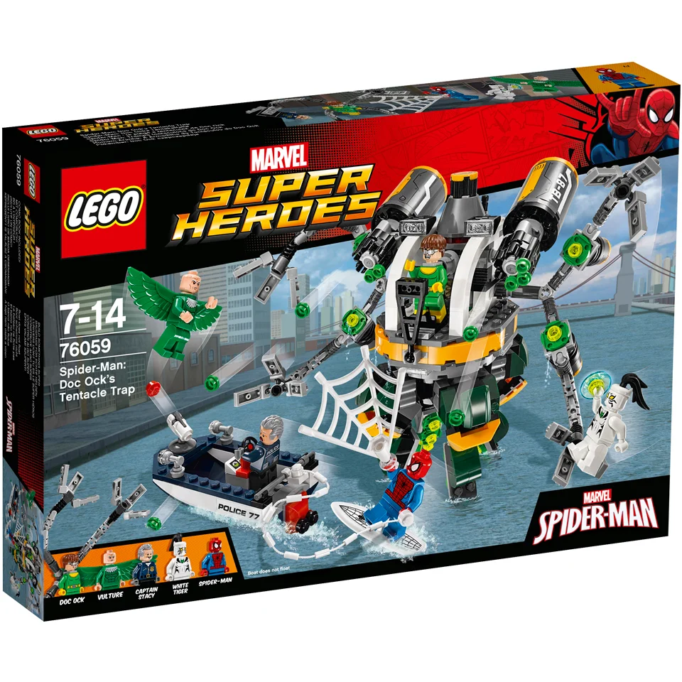 LEGO Superheroes: Spider-Man le piège à tentacules de Doc Ock (76059) Image 1