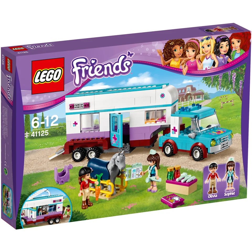 LEGO Friends: La remorque à chevaux du vétérinaire (41125) Image 1