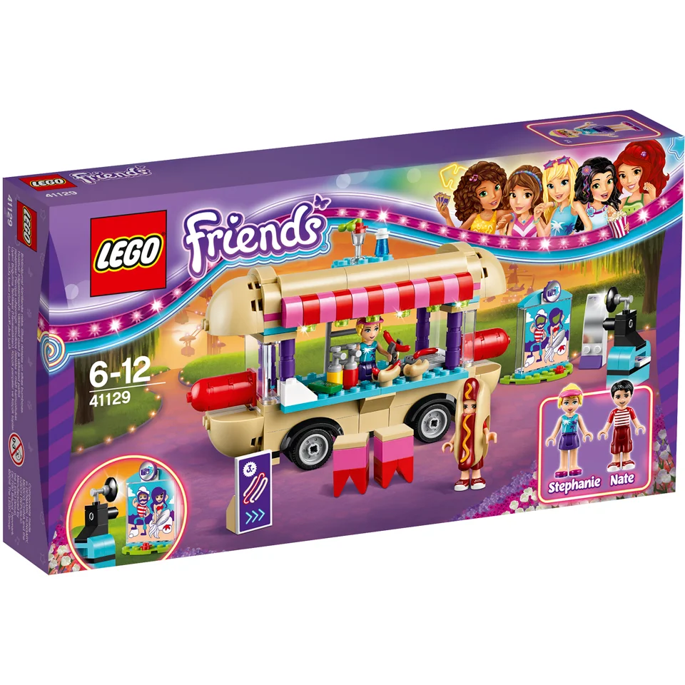 LEGO Friends: La camionnette à hot-dogs du parc d'attractions (41129) Image 1