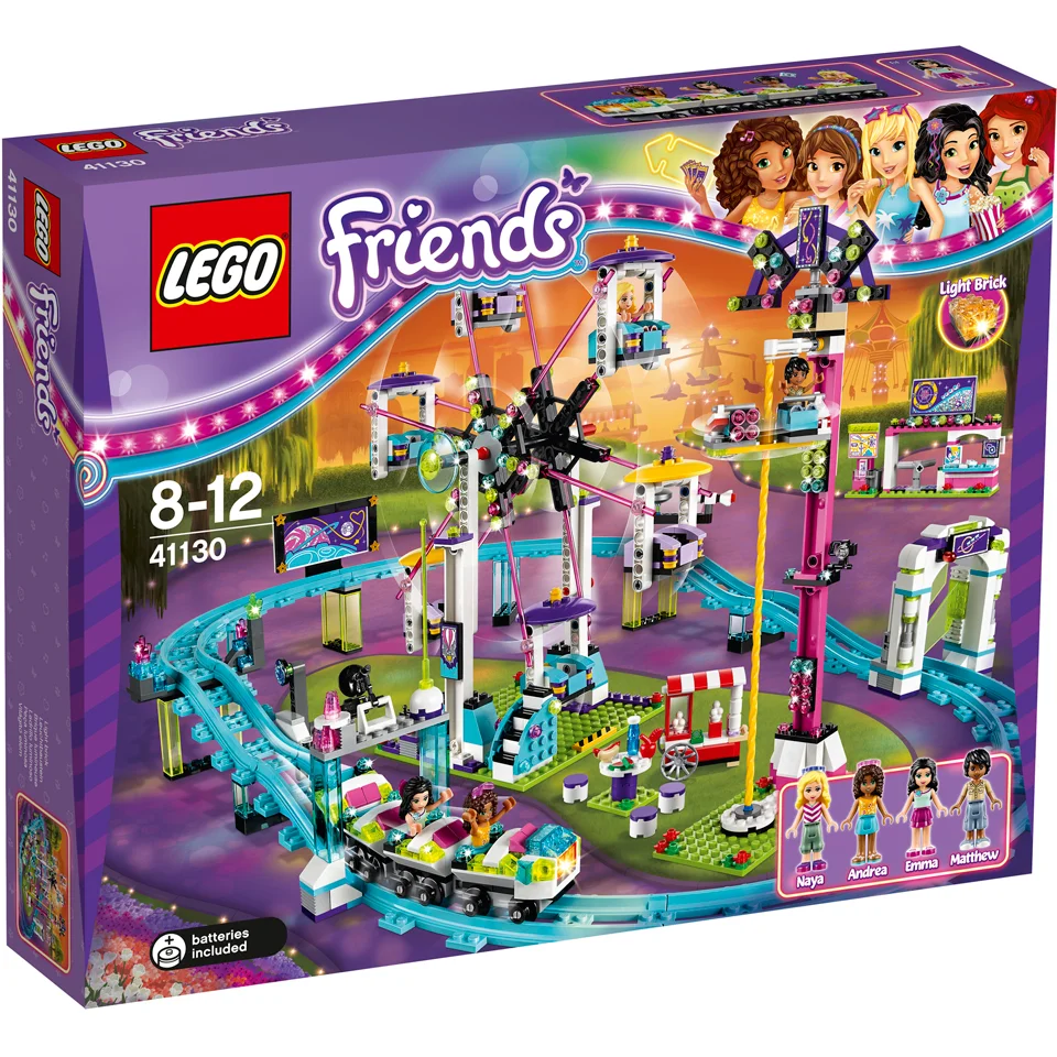 LEGO Friends: Les montagnes russes du parc d'attractions (41130) Image 1