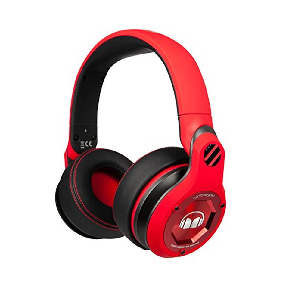 Monster Octagon Official UFC Headphones with ControlTalk - Matte Red Image 1