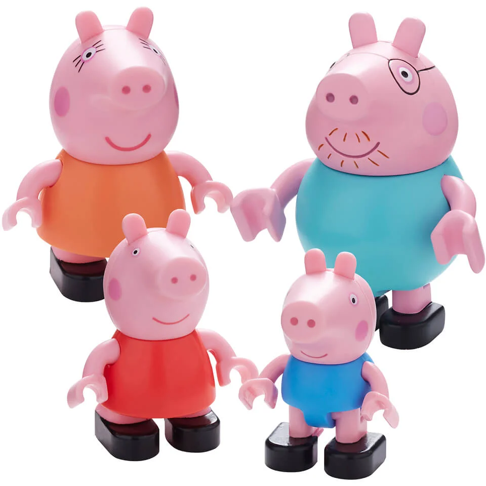 Famille Peppa Pig -4 Figurines Image 1