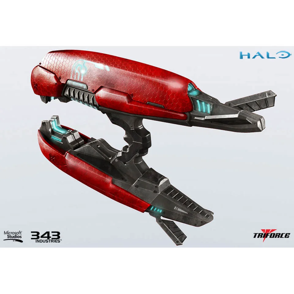 Halo 2 réplique 1/1 Brute Plasma Rifle édition anniversaire 62 cm Image 1