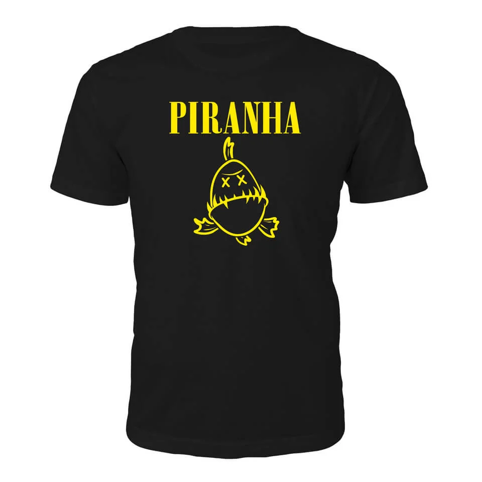 T-Shirt Homme Tee Junkie Piranha -Noir - S - Noir Image 1