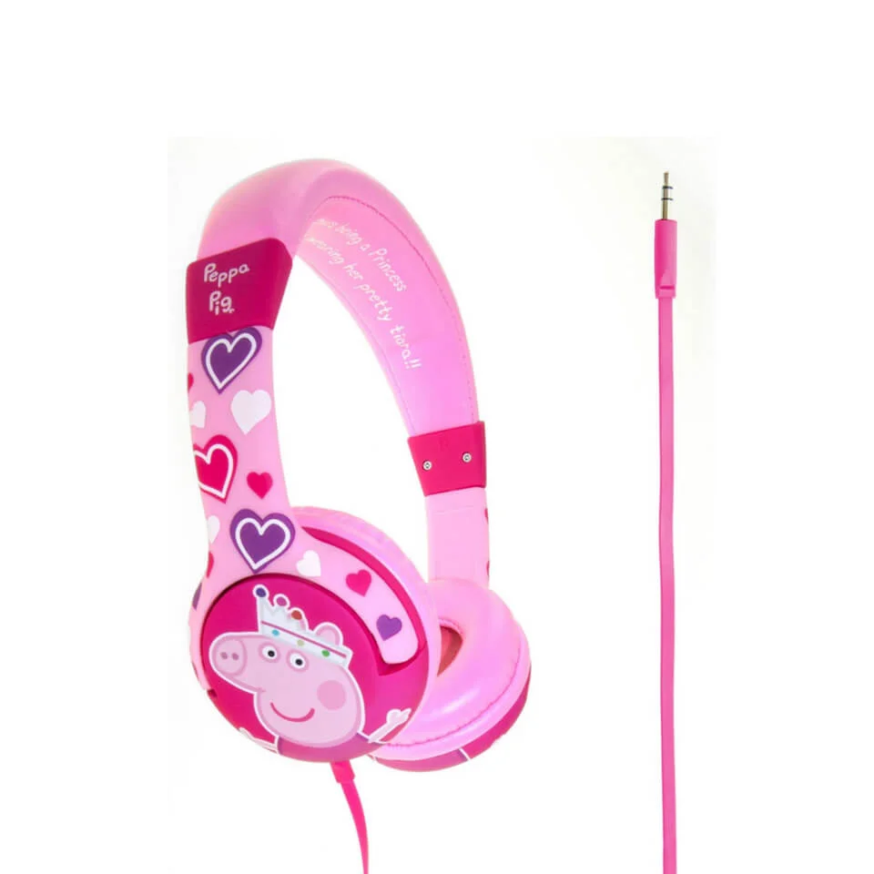 Peppa Pig Children's On-Ear Headphones - Princess Pepper Image 1