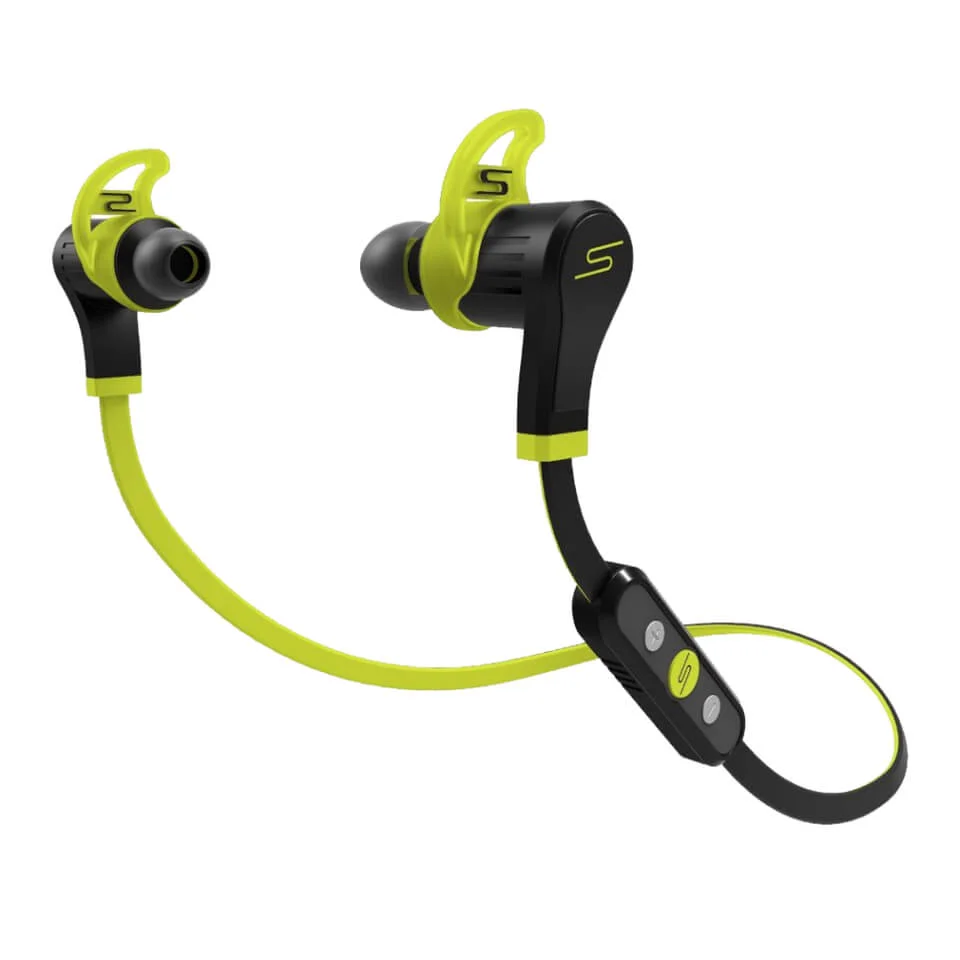 SMS Audio by 50 Cent: Sports Bluetooth Earphones (Water Resistant) - Yellow Image 1