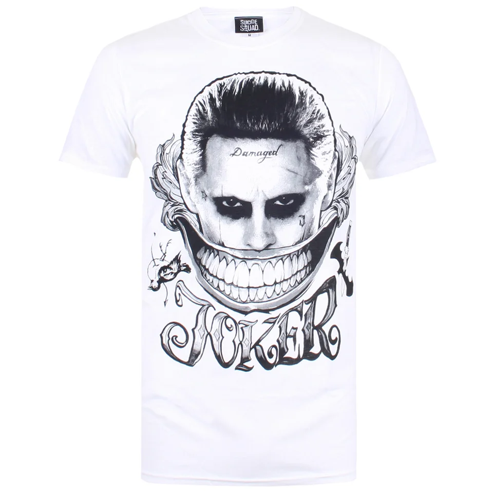 T-Shirt Homme DC Comics le Sourire du Joker - Blanc - S - Blanc Image 1