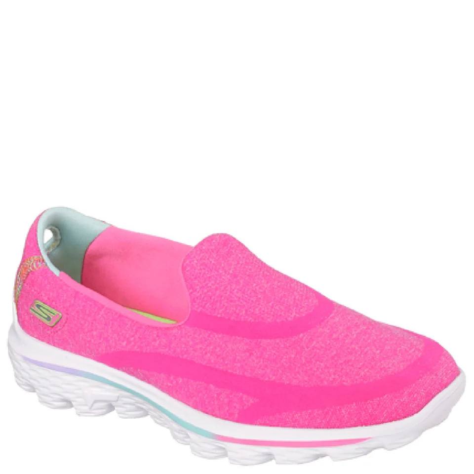 Chaussures Enfants Go Walk 2 Skechers -Rose - UK 10 Kids - Rose Image 1