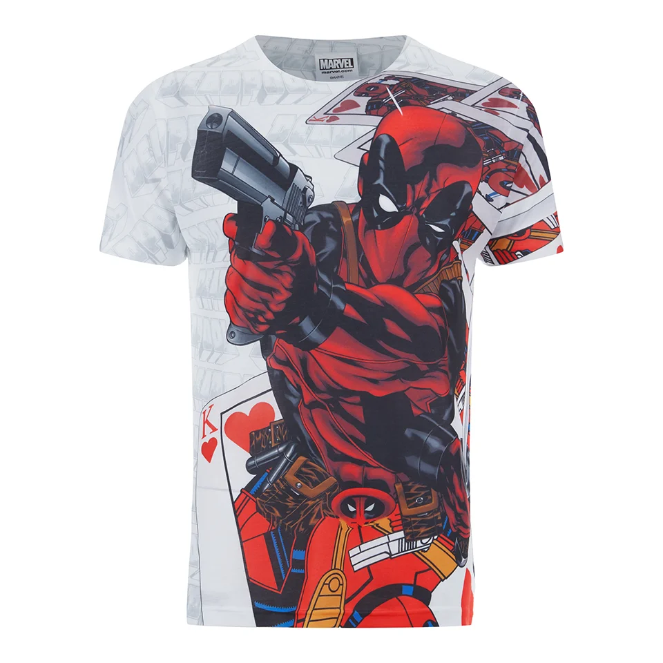 T-Shirt Marvel Deadpool -Blanc - S - Blanc Image 1