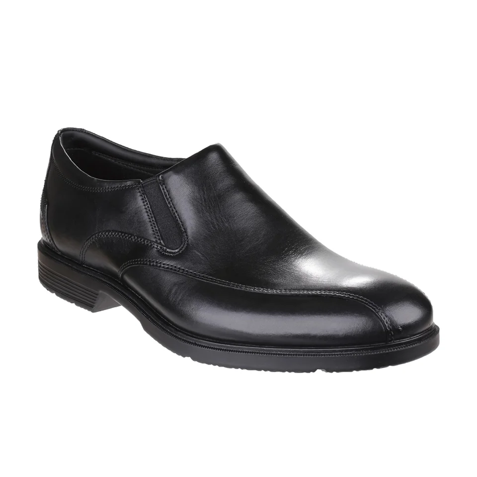 Rockport Men's City Smart Bike Toe Slip On Shoes - Black - UK 10 - Noir Image 1