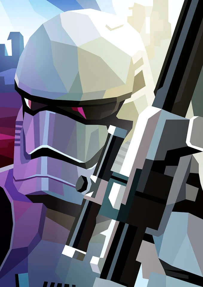 Affiche inspiration Star Wars Stormtrooper 42cm x 30cm Image 1